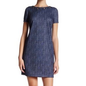 London Times Short Dakota Denim Jean Shift